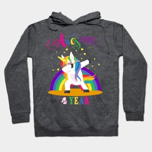 4th Birthday Unicorn Hoodie